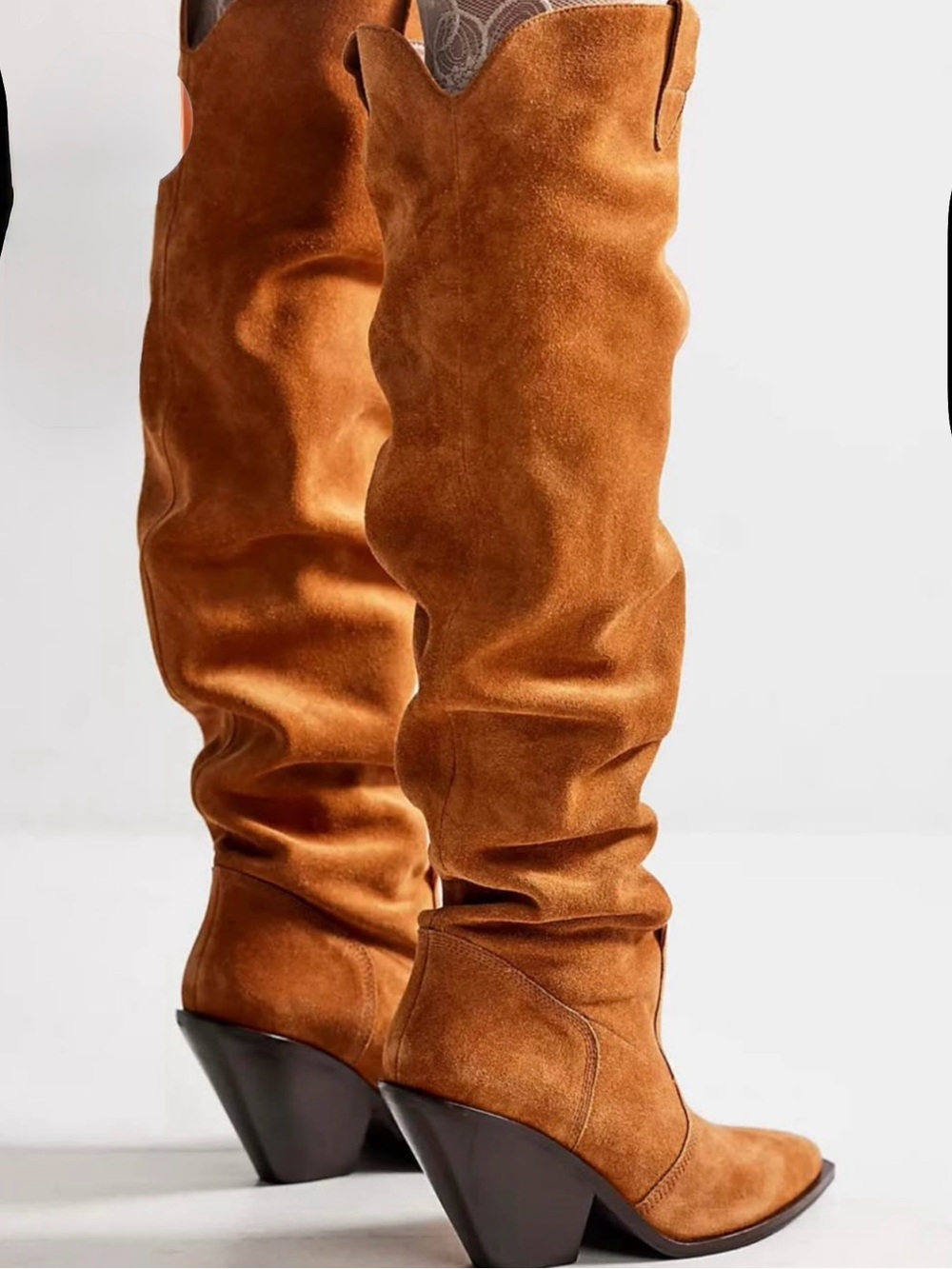 Free People Triple Crown Suede Over The Knee Boots 8,5